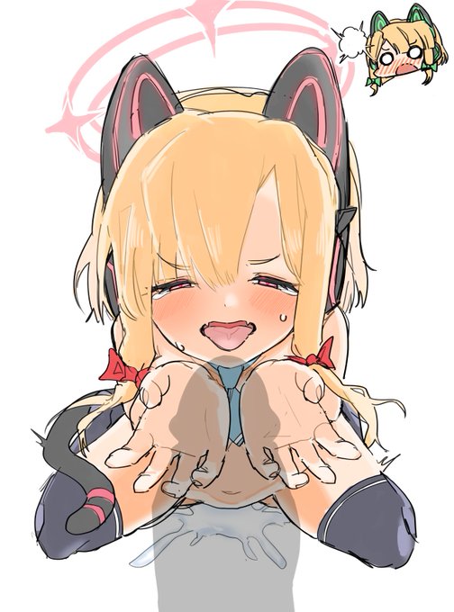 発情期のしっぽはピンってならないらしい 