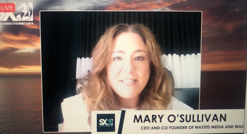 Our second last session of #SX21 opened by Mary O’Sullivan, CEO of Wasted.ie