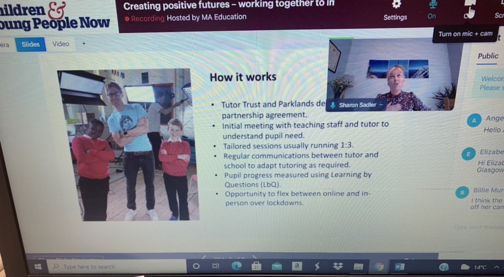 chrisdysonHT's tweet photo. Well what a lovely presentation completed by the wonderful #SharonSadler from the @TheTutorTrust @TutorTrustLeeds and myself for the #CreatingPositiveFutures @MAEducationCon1 event. 36% of schools had used #Tutors last year โฆ 88% will now @NickBent https://t.co/z6GgKUVwx5