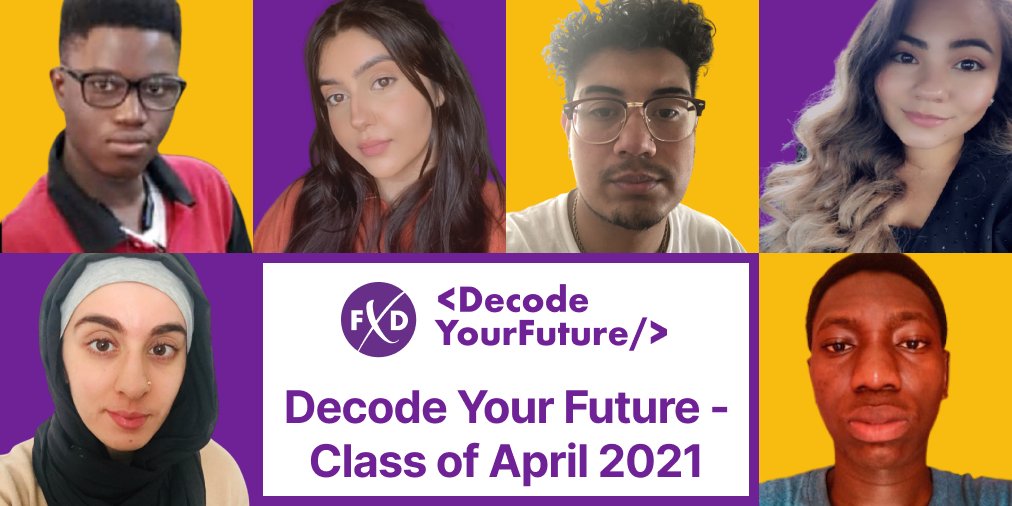 fruitionxsocial's tweet image. -Class of April 2021🎓

🎉🎉Congratulations to our students on completing the 15-week &quot;Decode Your Future&quot; program and we wish you all the best for the future and all its challenges and opportunities.🎉🎉

#FruitionX #DecodeYourFuture #Coding #Development  #Tech #Student #Class