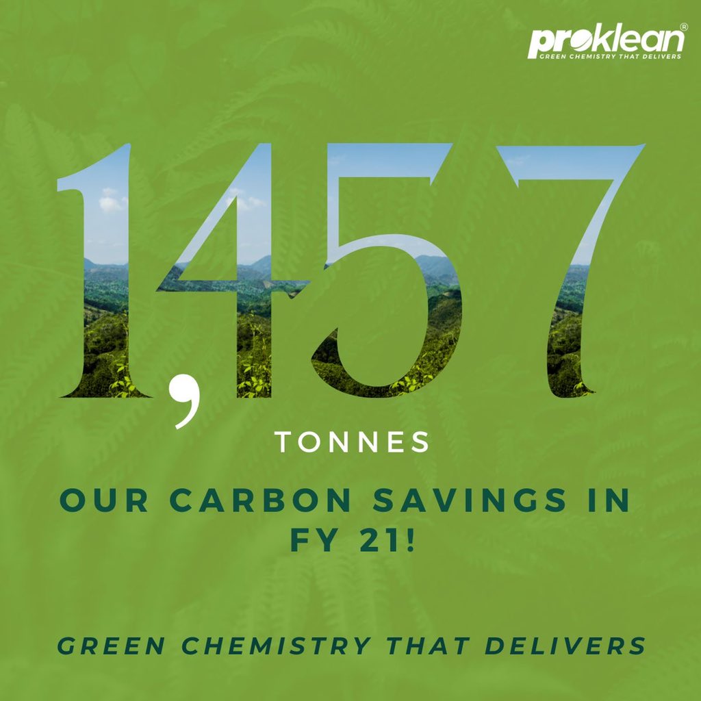 KarunTyagi1978's tweet image. Taking the sustainability leap

#proklean #prokleantechnologies #sustainability #greenchemistry #carbonreduction #environment #climatechange #innovation #sustainable #carbonfootprint