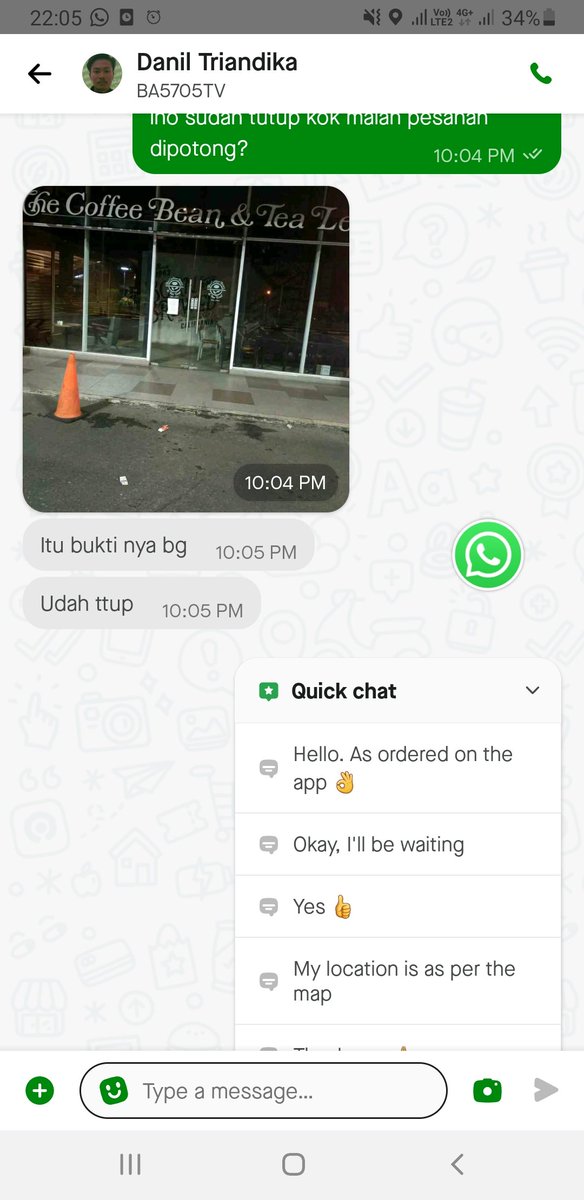 frongsua's tweet photo. @gojekindonesia tolong di follow up https://t.co/BvNMlqUZMc