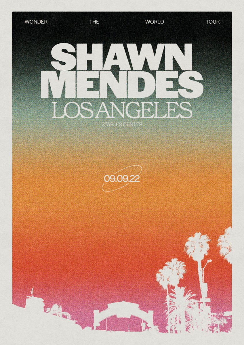 9/9 Los Angeles, CA #WonderTheWorldTour wonderthetour.com