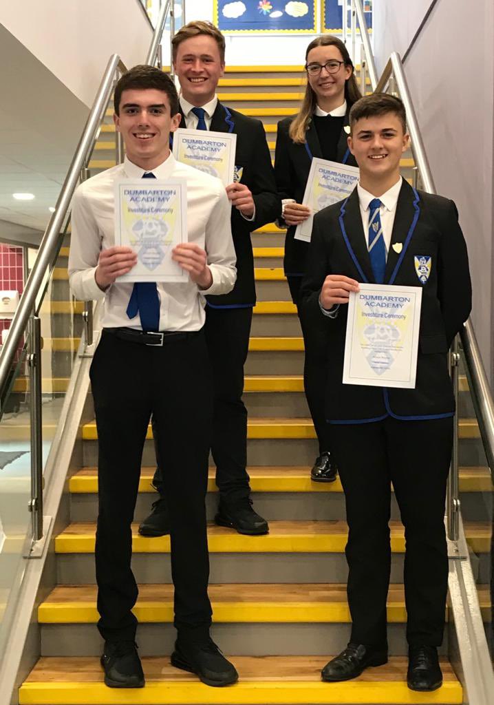 Dumbarton_Acad's tweet image. Our Captaincy team for this session. Captains: Jennifer Inglis &amp;amp; Andrew Miller; Vice Captains: William Lang &amp;amp; Ewan McGinnigle. We’re looking forward to seeing how they influence improvements in our school. #PupilLeadership #StrivingforExcellence #WeCARE