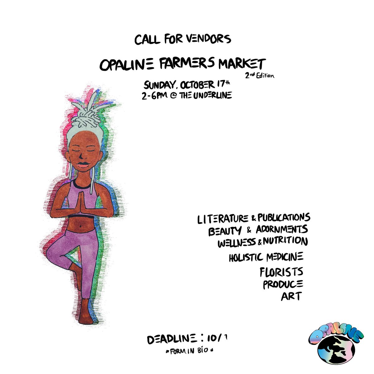 calling all vendors for opaline’s 2nd annual farmers market!

forms.gle/zCBhA65xSRXZNA…