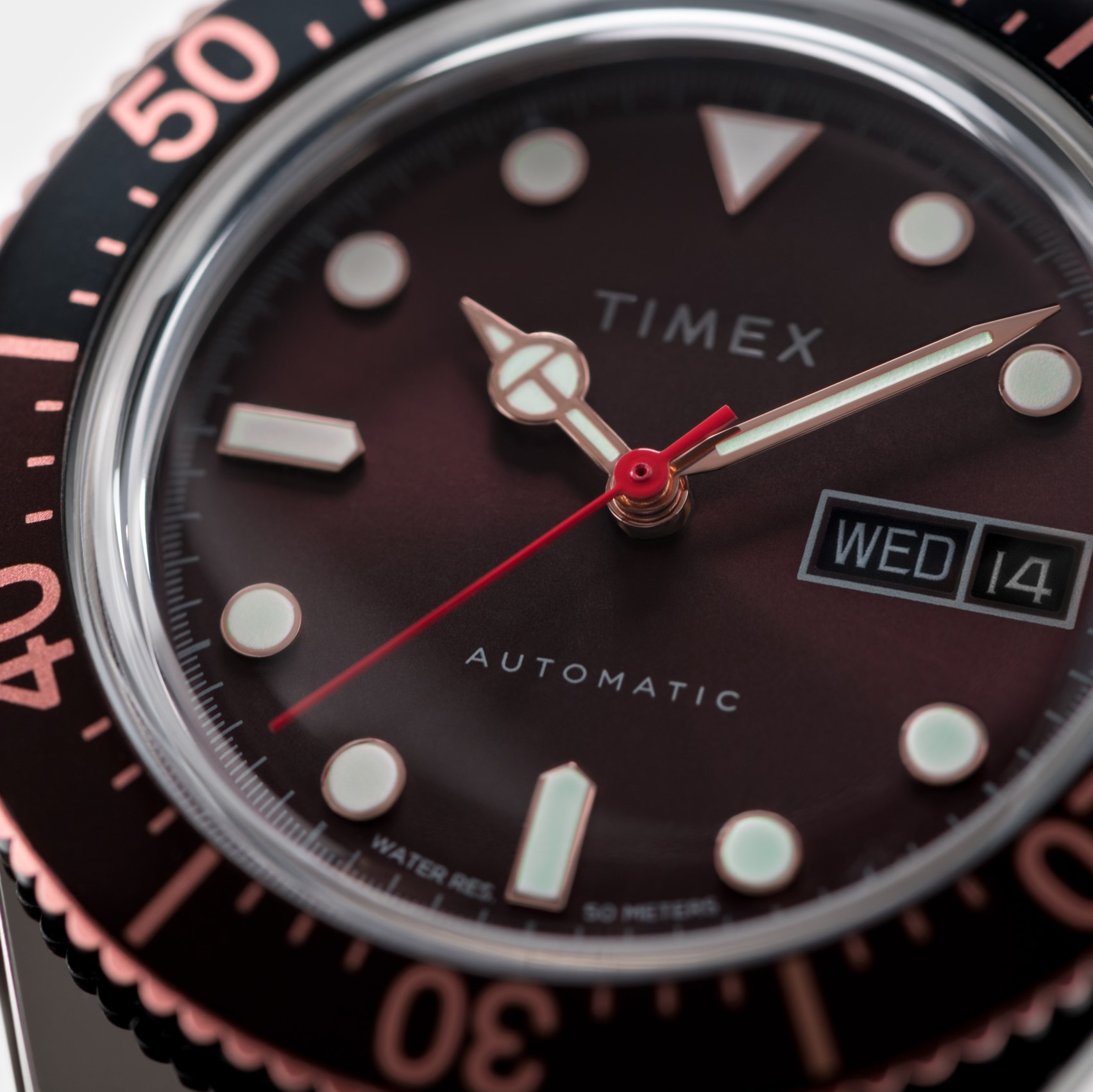 Timex M79 Watch in Chocolate Brown. 