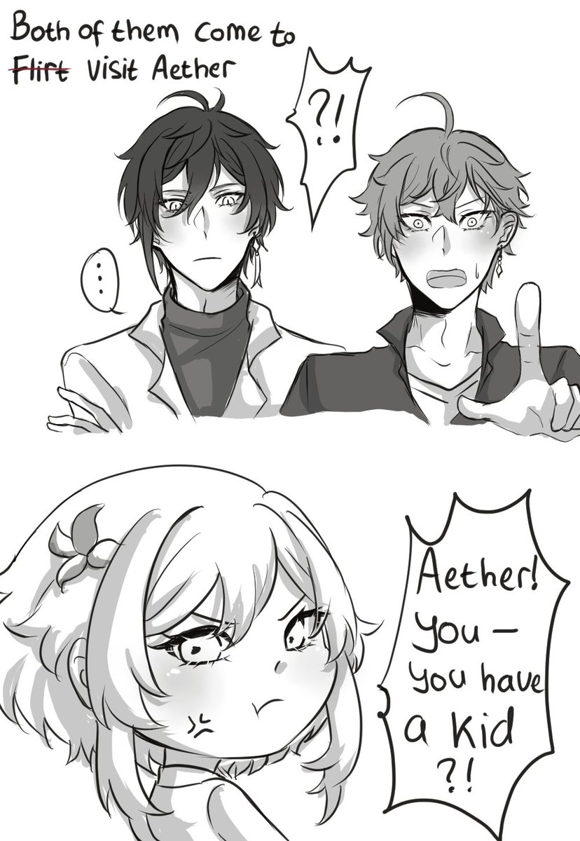 misunderstanding (part 1/2)

zhongli x aether, childe x aether

#原神 #zhongther #タル空  #genshinimpact #钟空 