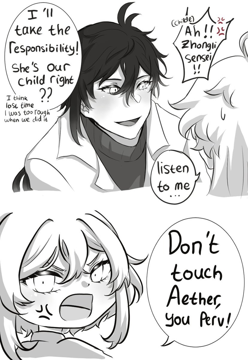 misunderstanding (part 1/2)

zhongli x aether, childe x aether

#原神 #zhongther #タル空  #genshinimpact #钟空 