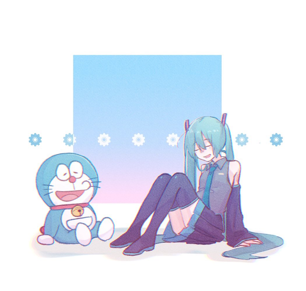 初音ミク 「未来は案外たのしいよね。 」|みの丈のイラスト