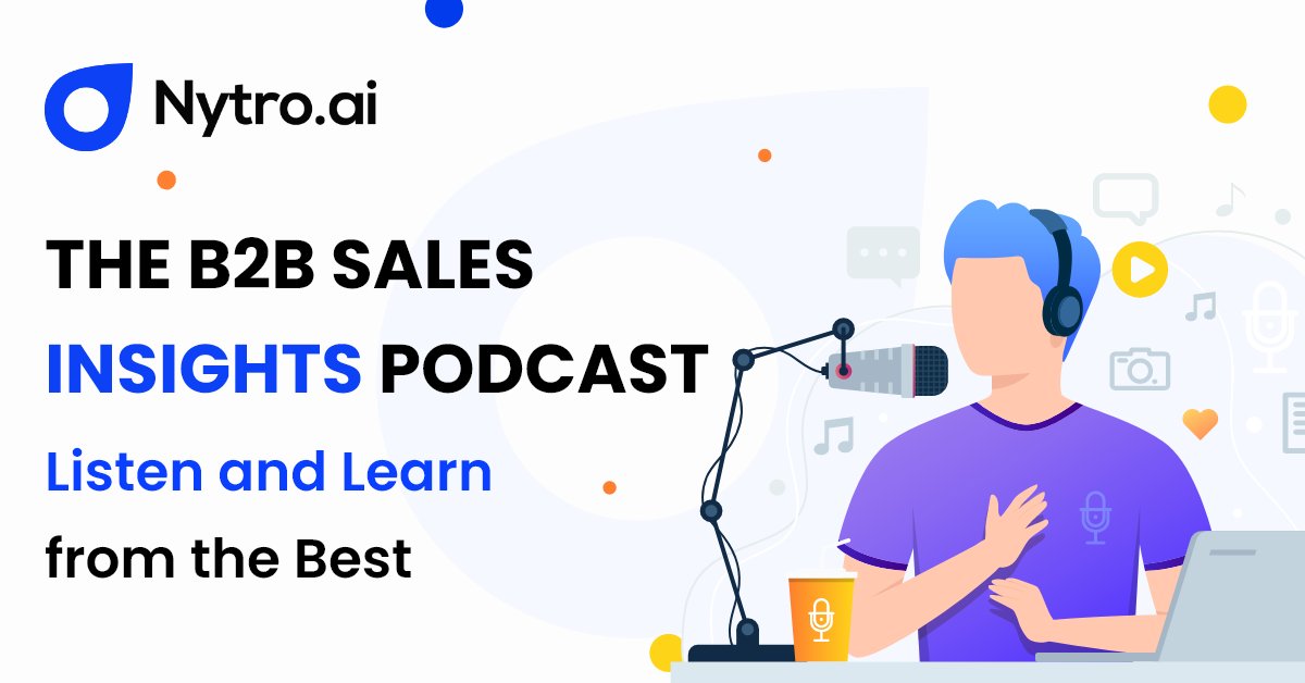 nytro_ai's tweet photo. Tune in today to https://t.co/5lid5dqgj3's 'The B2B Sales Insights Podcast'. Hear interviews from sales industry leaders on the best practices, insights and pro tips.
https://t.co/0KHePKVzSu

#NytroAI #salesreadiness #salesenablement #salescoaching #salestraining #salesonboarding https://t.co/iChTXYQQcW