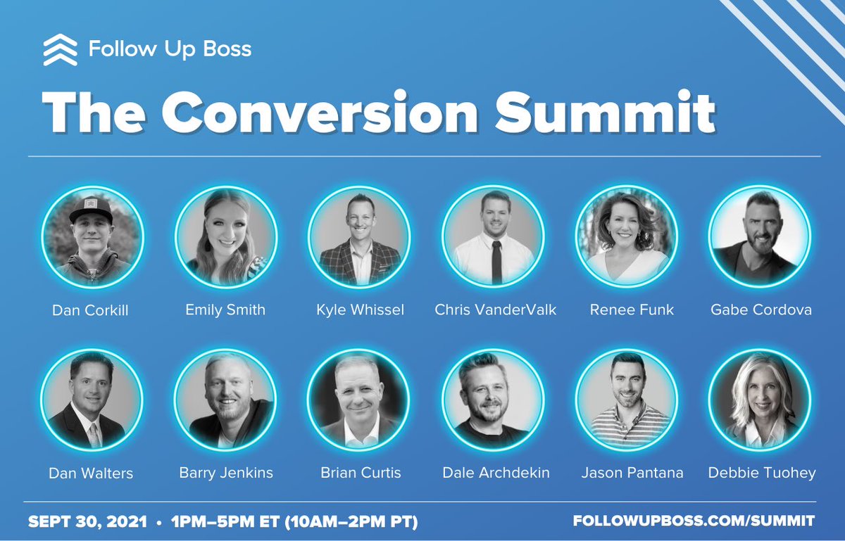 This time last week I was seriously stressed. Trying to launch 🚀 an online summit in less than 30 days is crazy to me. 

Today, we’re at 2,537 registered &amp; 543 registered for the session replays 💪

Check it out: followupboss.com/summit/
