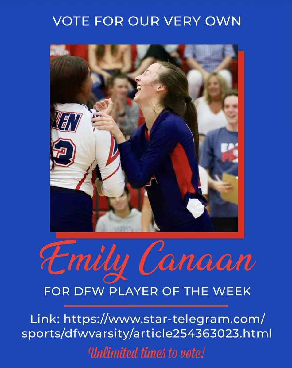 🎤🎤Hey!! Largest HS in Texas: Go VOTE FOR EMILY CANAAN!!! <a href="/EmilyyCanaan/">Emily Canaan</a>