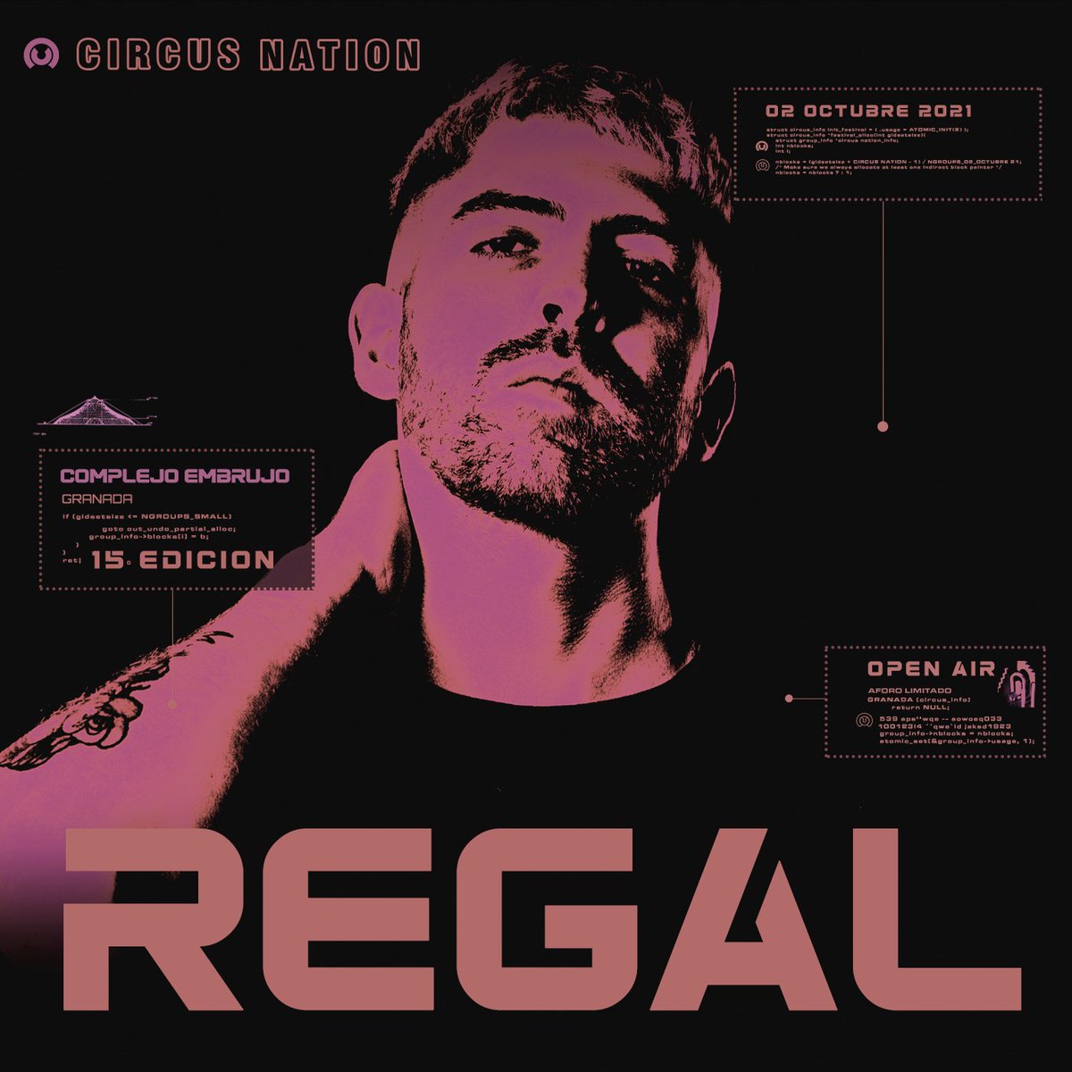 R E G A L, por primera vez en Circus Nation el 02 de Octubre 2021.