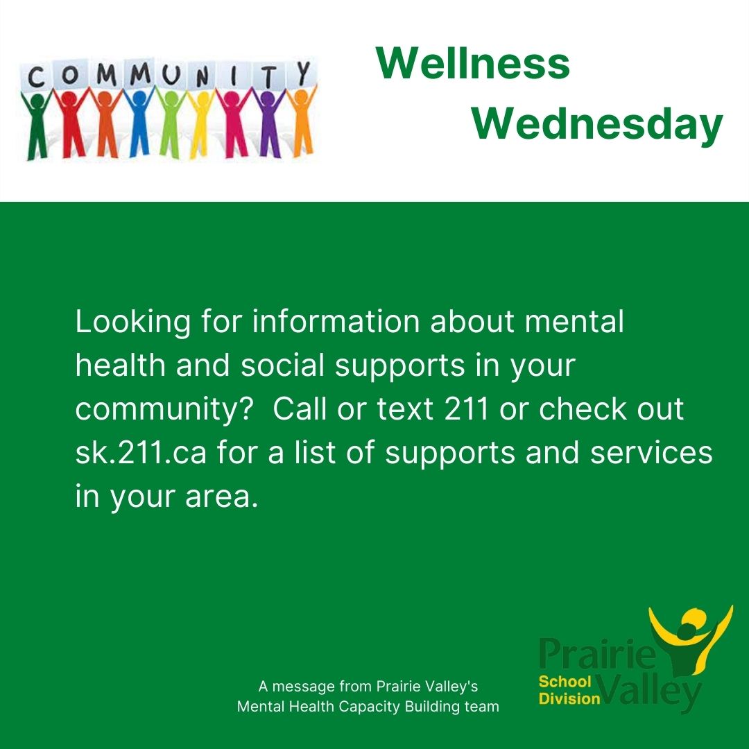 Saskatchewan 211 is a great place to find information about a variety of resources and supports in your area.