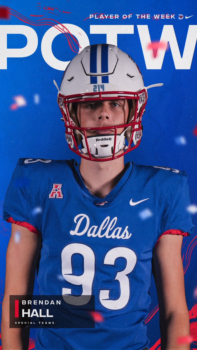 Brendan Hall is your Week 3 Special Teams Player of the Week! 

#PonyUpDallas #PonyExpress