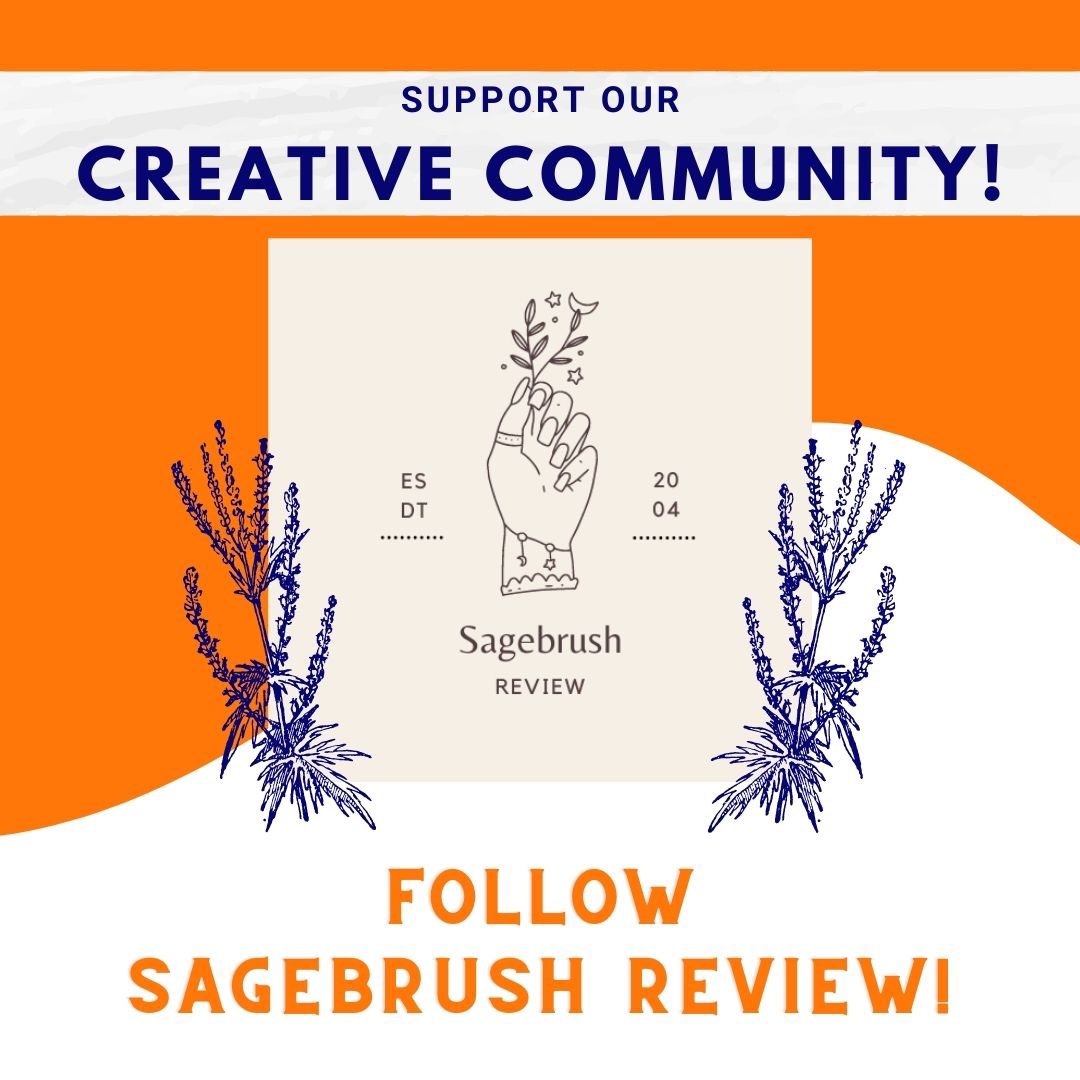Follow Sagebrush Review, the #studentrun literary and art journal of #UTSA, to learn more about supporting our creative community!

Instagram: @sagebrushreview 
Twitter: @SagebrushReview 
Facebook: facebook.com/SagebrushRevie…  

 #utsacommunity #utsa22 #utsa24 #utsa23 #utsa25