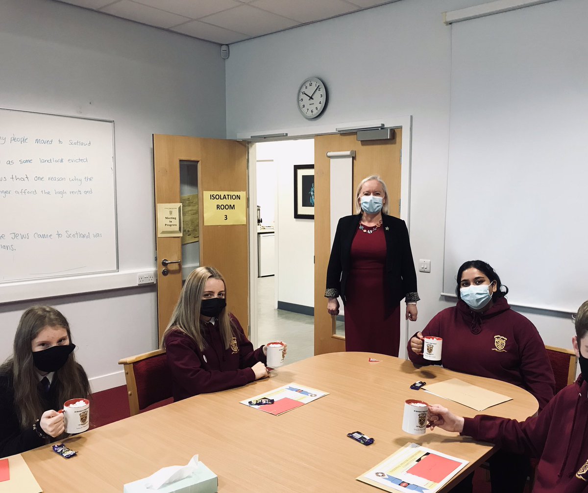 We are delighted to have 4 of our young people achieve success in the Knights of St Columba national prayer competition. Over 100 of our pupils submitted entries during lockdown. Winners were presented with their prizes today and enjoyed a hot chocolate to celebrate.