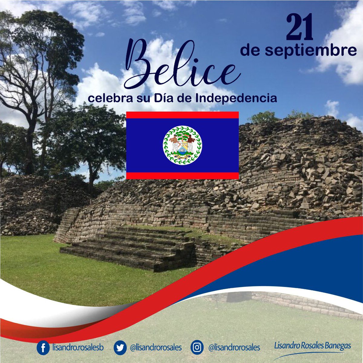 lisandrorosales's tweet photo. Los caminos que recorren los pueblos para convertirse en dueños de su propio destino son únicos, pero todos tienen un mismo objetivo: construir naciones soberanas que respondan a los  necesidades de sus habitantes; hoy Belice celebra su Día de Independencia, les felicitamos. https://t.co/1KdOrtdFWe