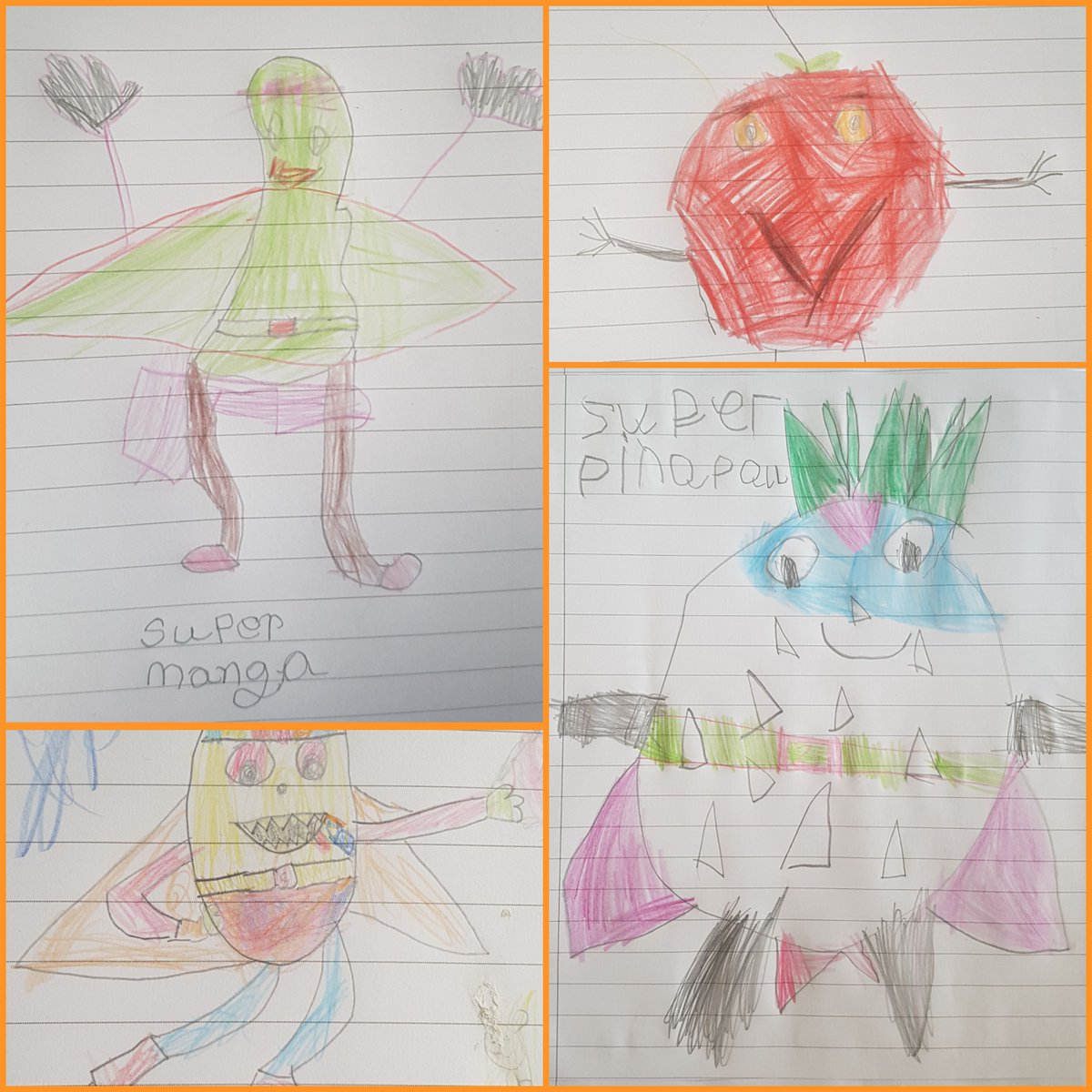ChilternY1's tweet photo. Today we have designed superfruit and superveg fitness heroes to help Supertato in his mission to get active. We are looking forward to bringing them to life tomorrow! 'Supertato, Run Veggies Run' @suehendra @ChilternSch @ChilternY1 https://t.co/0Jotv42k0t