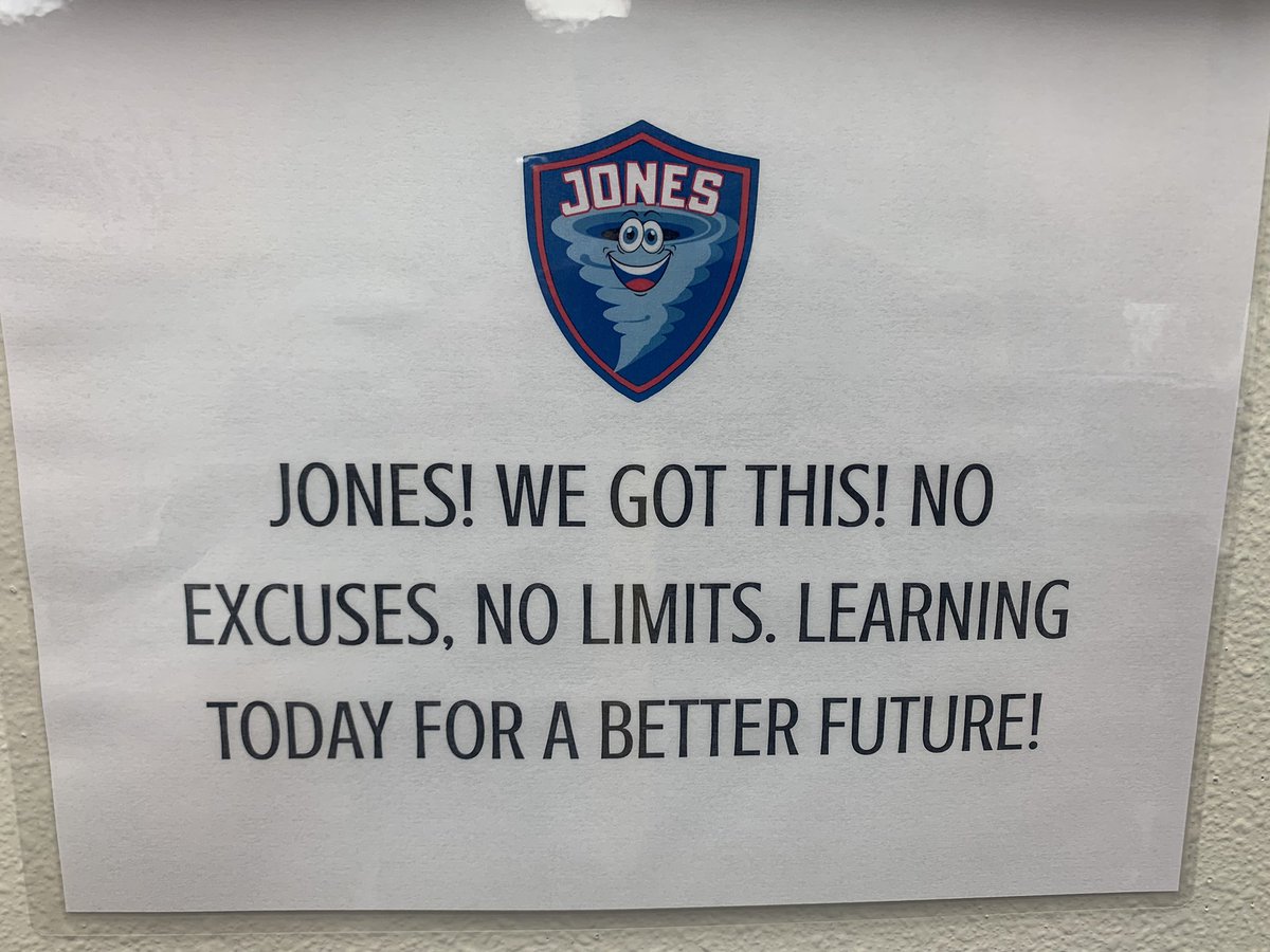 DrCharlieGarcia's tweet photo. Engaging ALL stakeholders in critical thinking 💡 &amp; a growth mindset  🌱 is part of the vision statement at Jones Elementary. 

As proudly stated by Principal Aron to me this morning, Jones Elementary will reach high levels of achievement! Amen! 

#Excellence4All https://t.co/39Y5dFyM9c