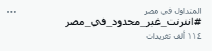 Mohamed82136146's tweet photo. الهاشتاج نزل خالص وشكل فعلا اللي احنا مستنينه مش هيحصل ومش هيكون فيه #انترنت_غير_محدود_فى_مصر https://t.co/bOA9k56rzK