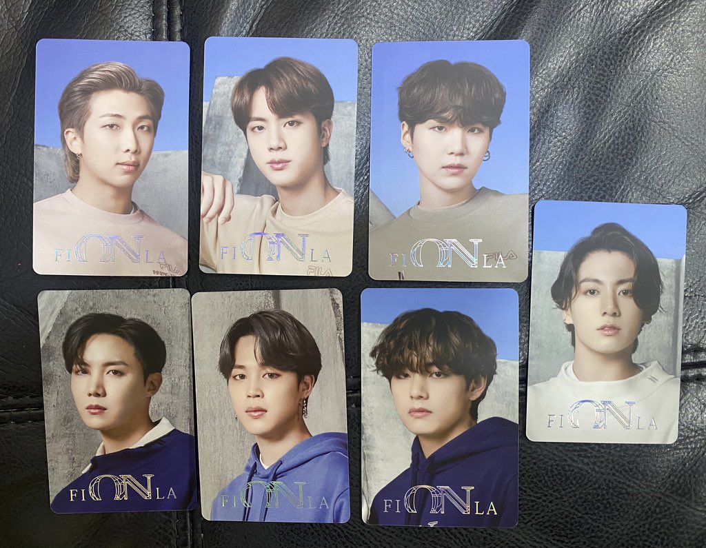 btsfancafe__twt's tweet photo. BTS x FILA ON Collection PC's 

💸 Price: $25 USD (per set of 7)
(on-hand / secured)

🔹DM us 'MINE BTSFILA ON' to order 💜
🔹We ship Worldwide ✈️🌏
🔹Fast ETA 😇 
🔹First come, first served ♡

#BTSxFILA #BTS #BTSARMY @BTS_twt https://t.co/ZWSGk4fCgF