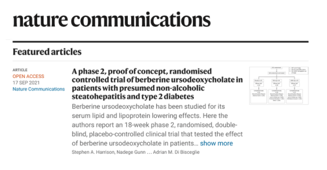 Excited to see our recent publication highlighted as a Featured Article on <a href="/NatureComms/">Nature Communications</a>!

Read more about Phase II results of HTD1801 in patients with #NASH and #diabetes in this paper by <a href="/dibiscam/">Adrian Di Bisceglie</a> et al: ow.ly/CxKN50GdYYo