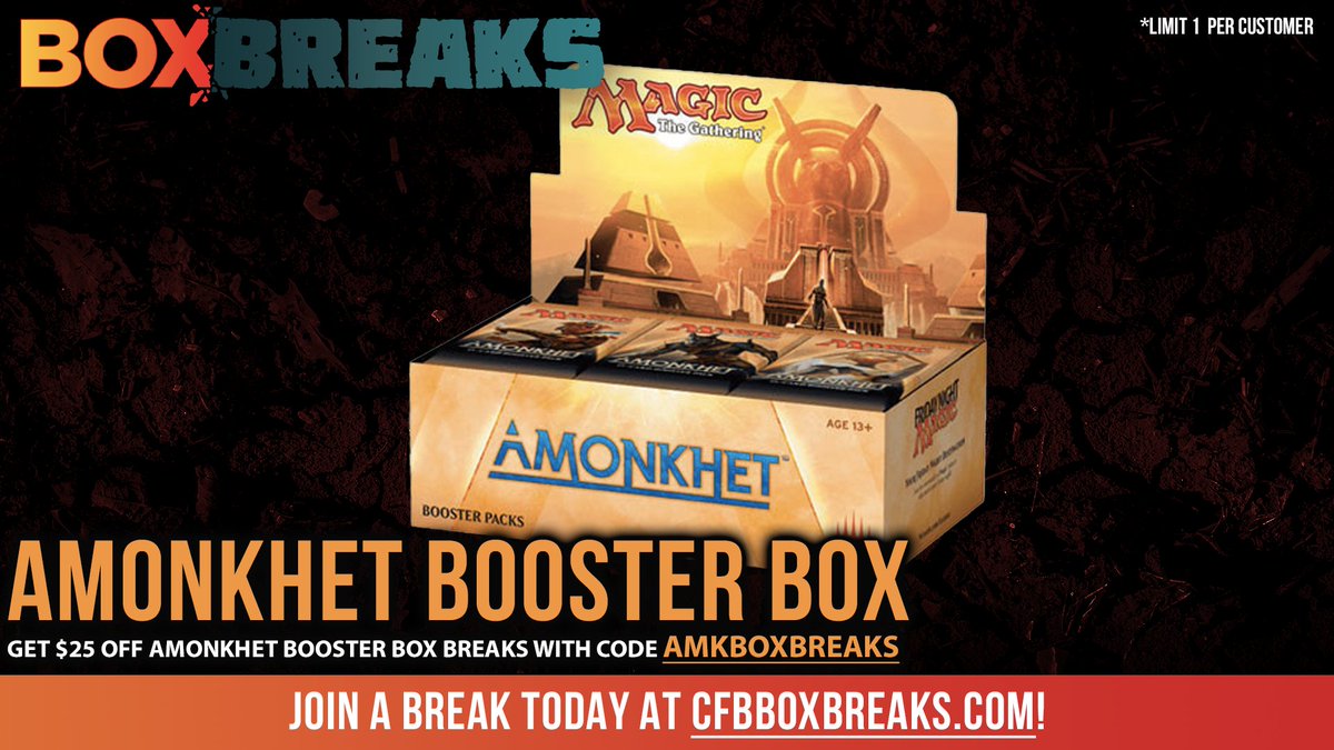 CFBBoxBreaks's tweet photo. Time to hunt for Invocations in this awesome Amonkhet Box Breaks deal!

$25 off at checkout with code AMKBOXBREAKS

Let's schedule a break for you today:
https://t.co/AMFlORXwi0 https://t.co/Nsf44Iwpug