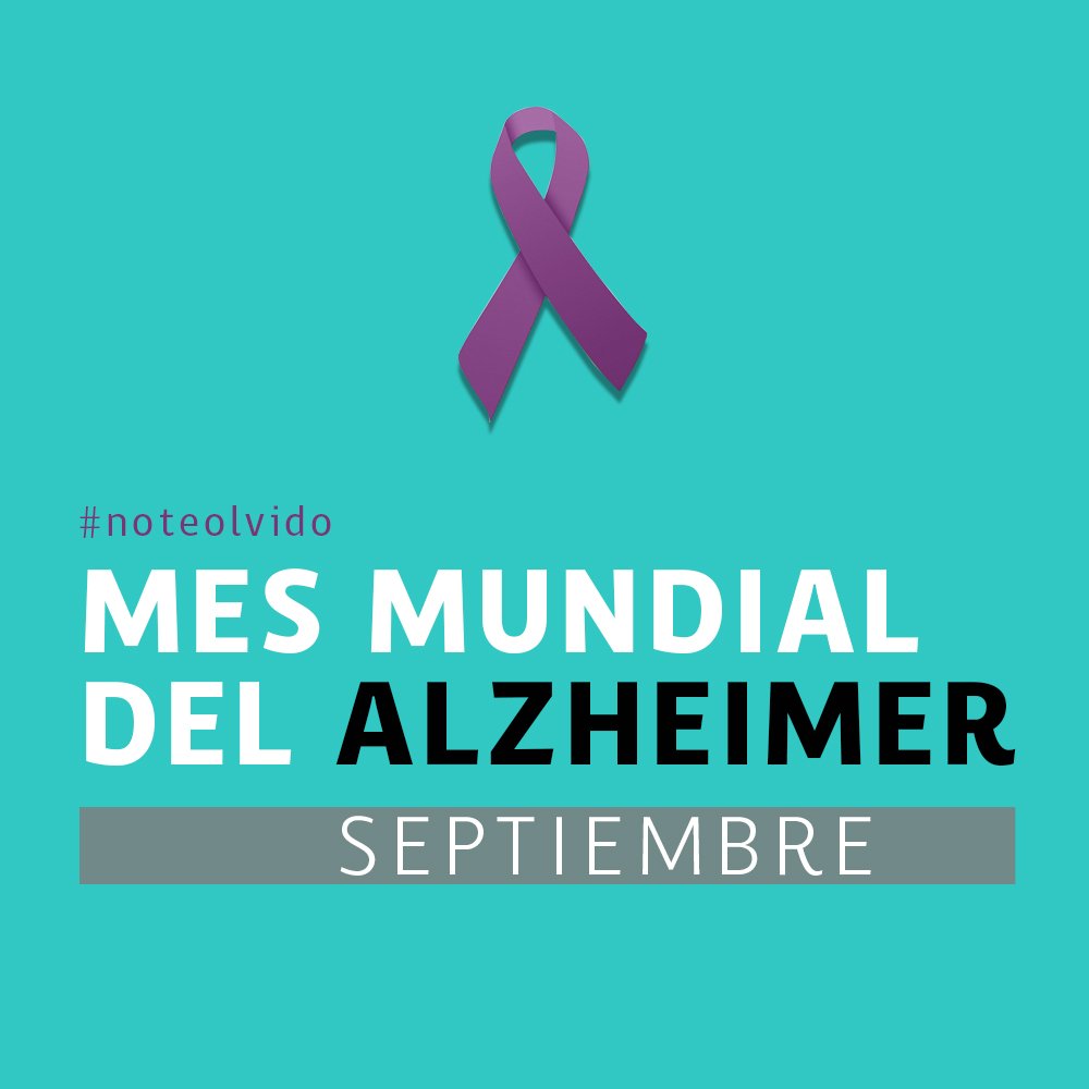 21 de septiembre, se celebra el Día Internacional del Alzheimer (World Alzheimer’s Day), una fecha que fue elegida por la Organización Mundial de la Salud (OMS) y la Federación Internacional de Alzheimer (ADI). #diainternacionaldealzheimer