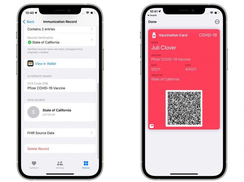 Macrumors Com V Twitter Ios 15 1 Lets Users Add Covid Vaccination Card To Wallet App Https T Co Yhlqjzuclt By Julipuli