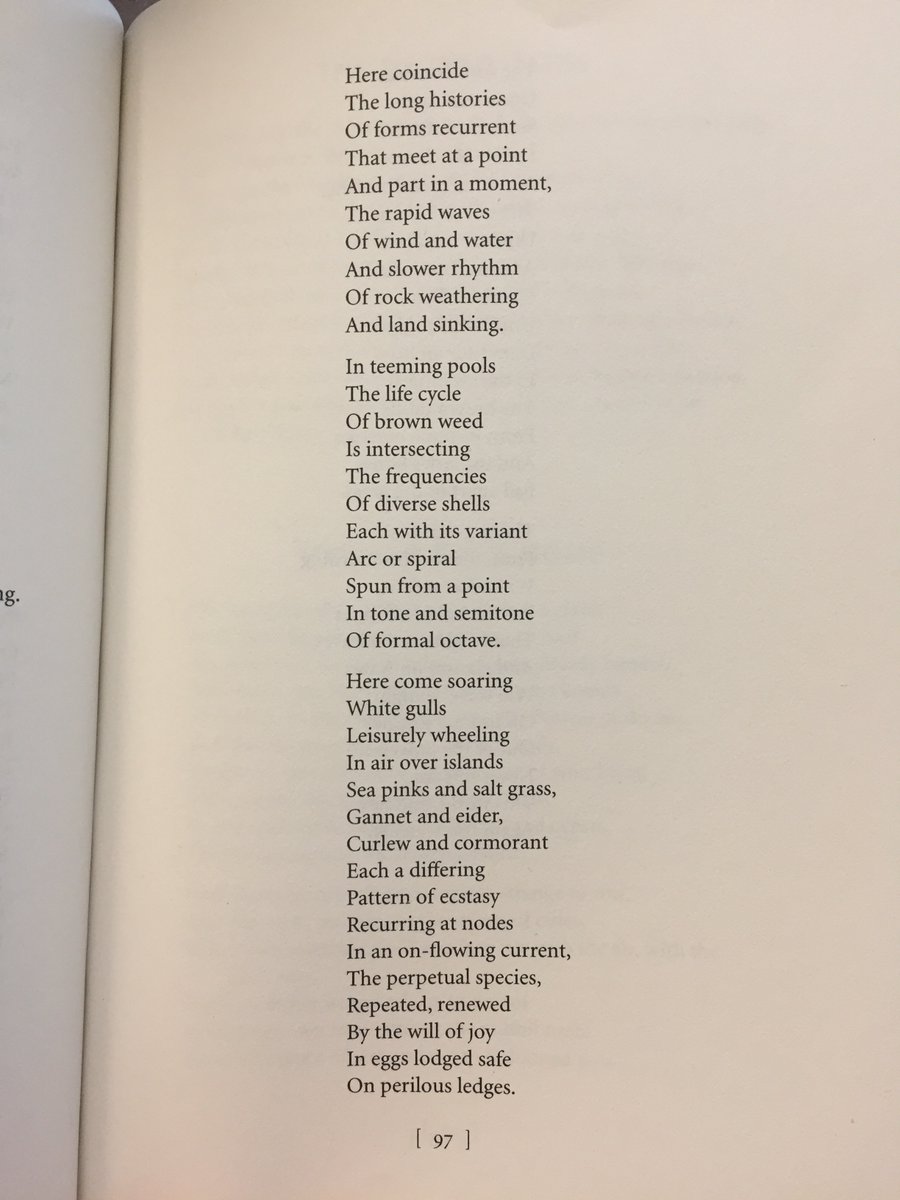 ForgottenGPoems's tweet photo. Twitter is not ideal for longer poems, but here's an extended lyric, "The Moment," by Kathleen Raine (thanks, @AndrewSchuman, for introducing this poet to me), taken from her 2001 Collected Poems. https://t.co/ged0gJ6zJN