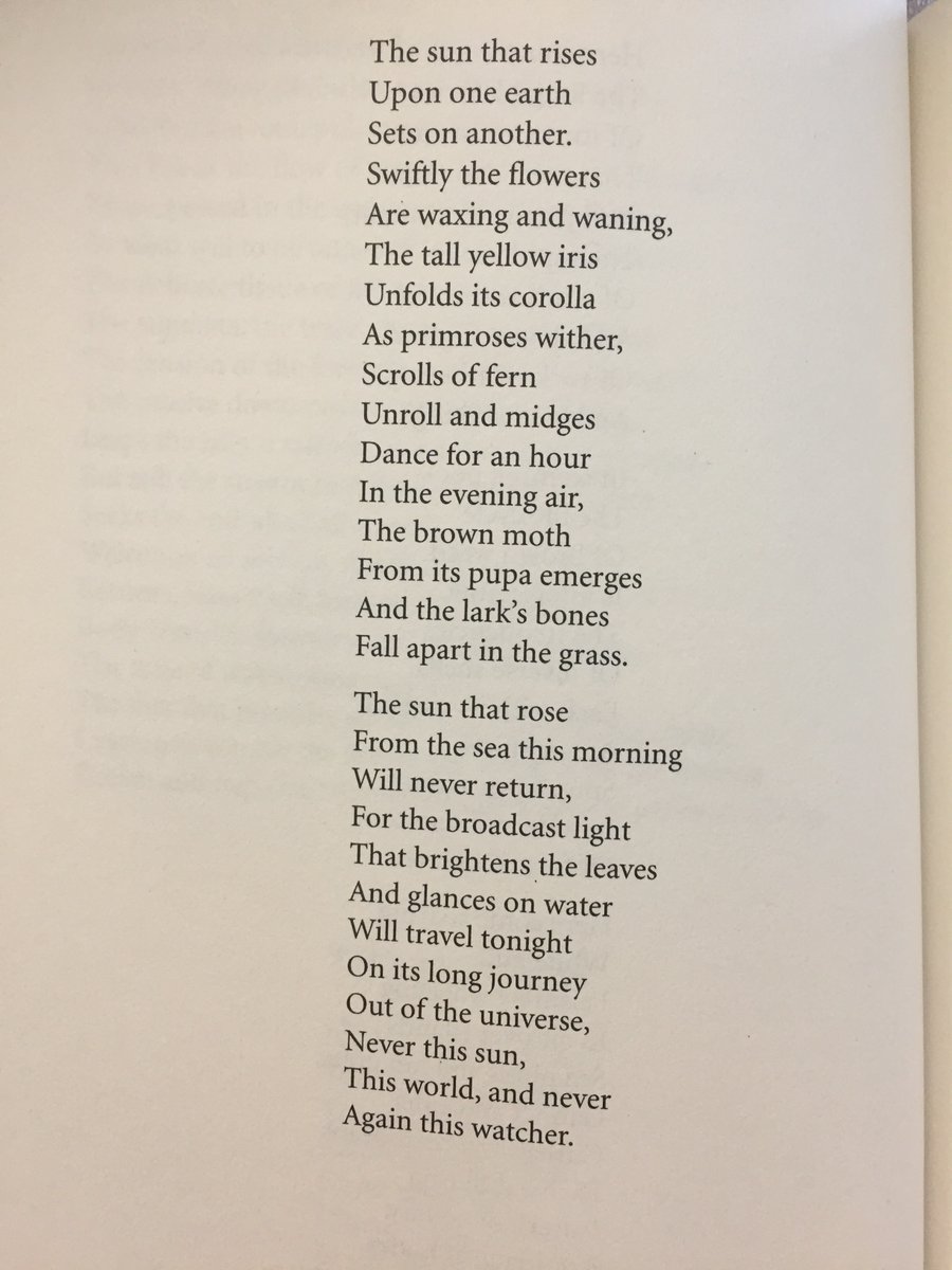 ForgottenGPoems's tweet photo. Twitter is not ideal for longer poems, but here's an extended lyric, "The Moment," by Kathleen Raine (thanks, @AndrewSchuman, for introducing this poet to me), taken from her 2001 Collected Poems. https://t.co/ged0gJ6zJN