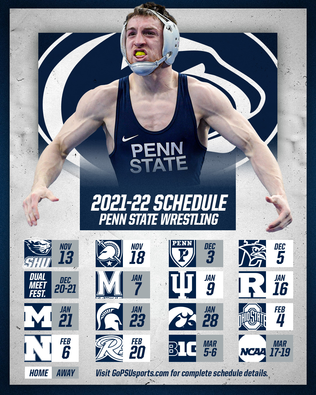 Penn State Wrestling Lineup 2025