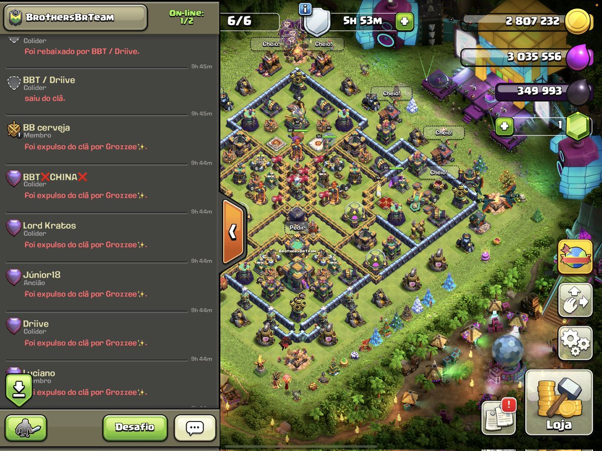 <a href="/ClashofClansBRC/">Clash of Clans BR</a> <a href="/supercell/">Supercell</a> <a href="/BrothersBrTeam/">BrothersBrTeam</a> Necessitamos a atenção se vcs nesse caso que aconteceu sábado dia 18 perto do pré qualifier aonde ficamos sem jogar por conta disso.. Queremos antenção do suporte no caso nosso clã ainda não está em nossas mãos.. e tão difícil assim...