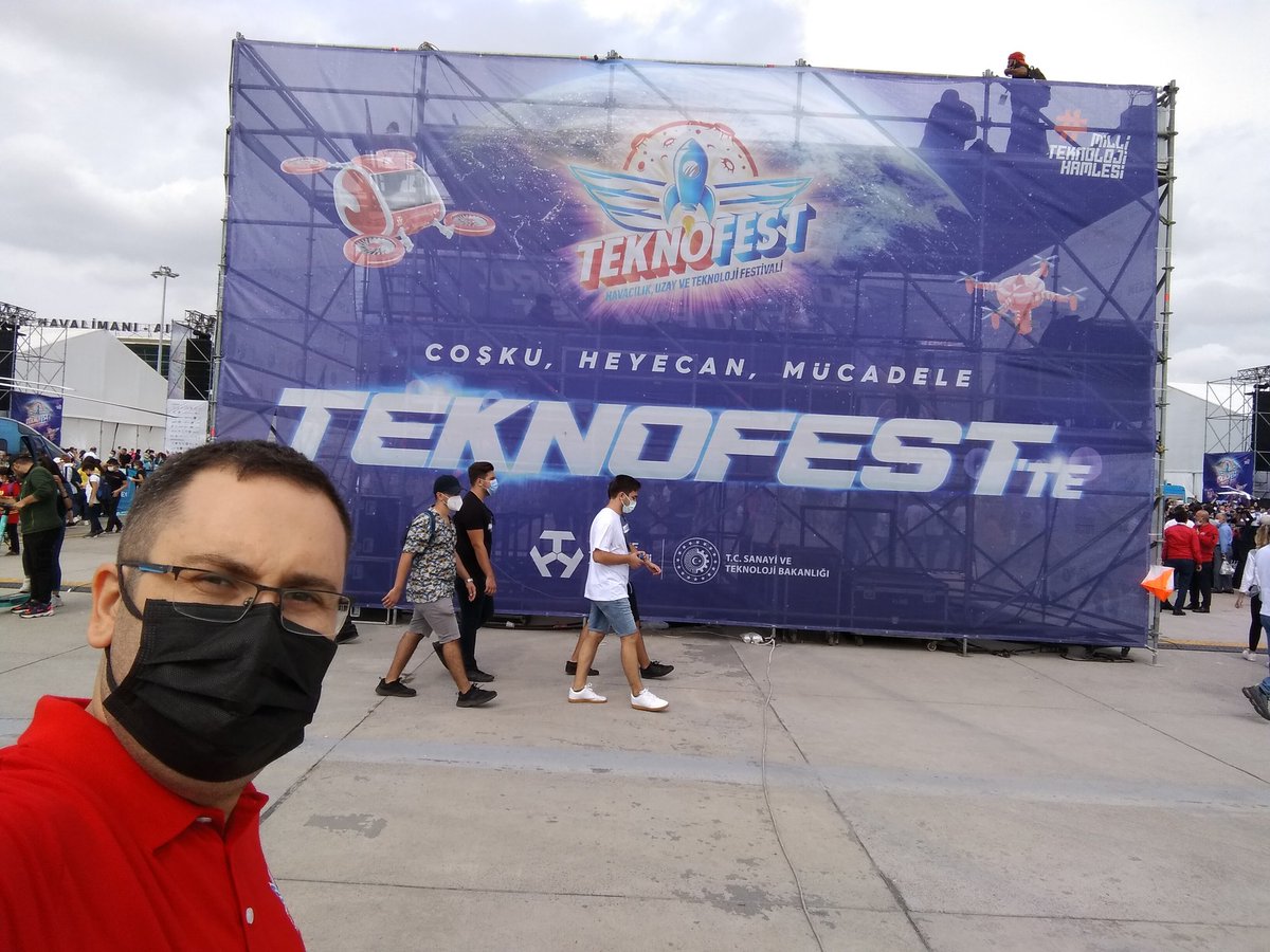 #teknofest21 yerimizi aldık #tedkocaelikoleji eğitim teknolojileri standına bekleriz...