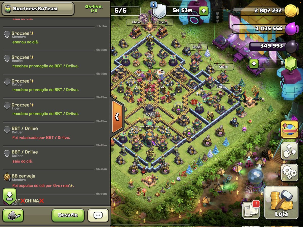 bbt_china's tweet photo. @ClashofClansBRC @ClashofClansBRC @supercell @BrothersBrTeam Necessitamos a atenção se vcs nesse caso que aconteceu sábado dia 18 perto do pré qualifier aonde ficamos sem jogar por conta disso.. Queremos antenção do suporte no caso nosso clã ainda não está em nossas mãos.. e tão difícil assim... https://t.co/k7fPFyq4hL