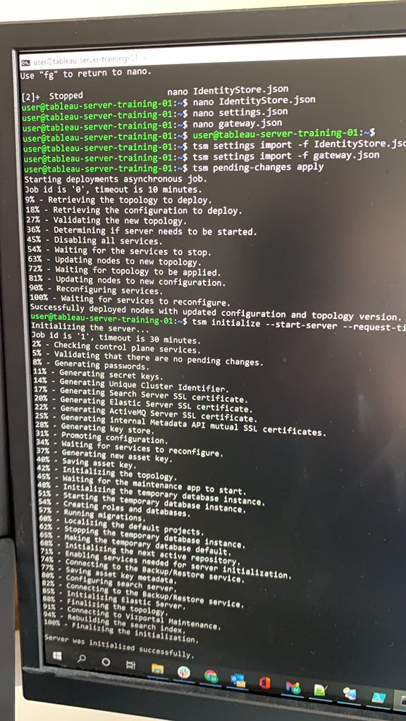 DataSkyMak's tweet photo. Proud moment today successfully installing #Tableau #Server on #Linux today. Learning everyday with @Biztory https://t.co/ZbJFUikEV1