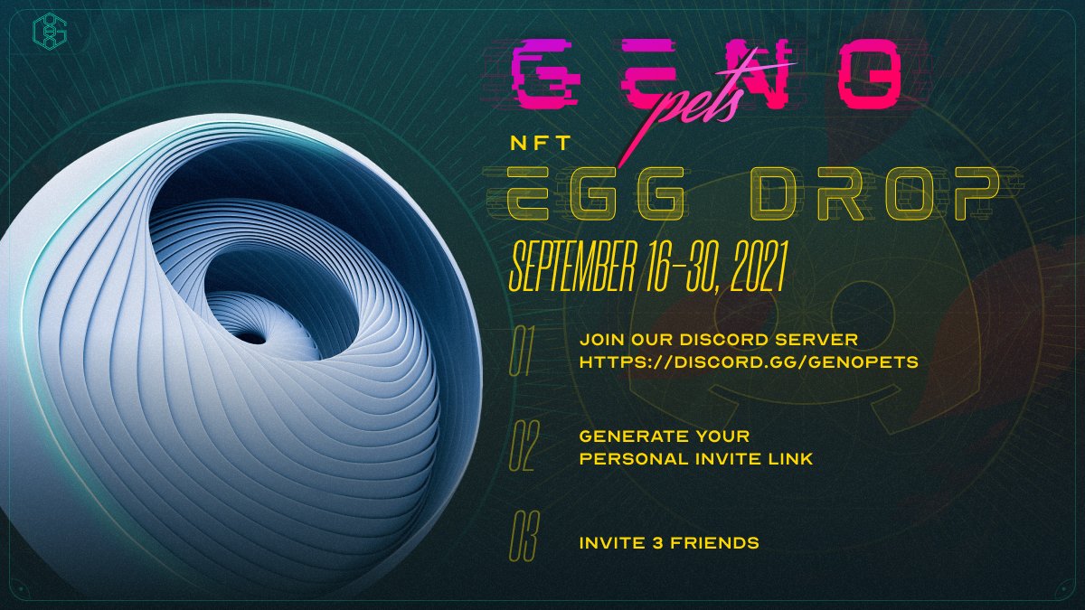 genopets's tweet photo. The drop is in motion🥚

3 steps to give yourself a head start in this #Move2Earn revolution!

#WIN yourself a unique #NFT egg by joining our #Discord with friends!

Live a healthy #lifestyle and be a part of the community that cares about YOU! https://t.co/0QfQ9NfP8h