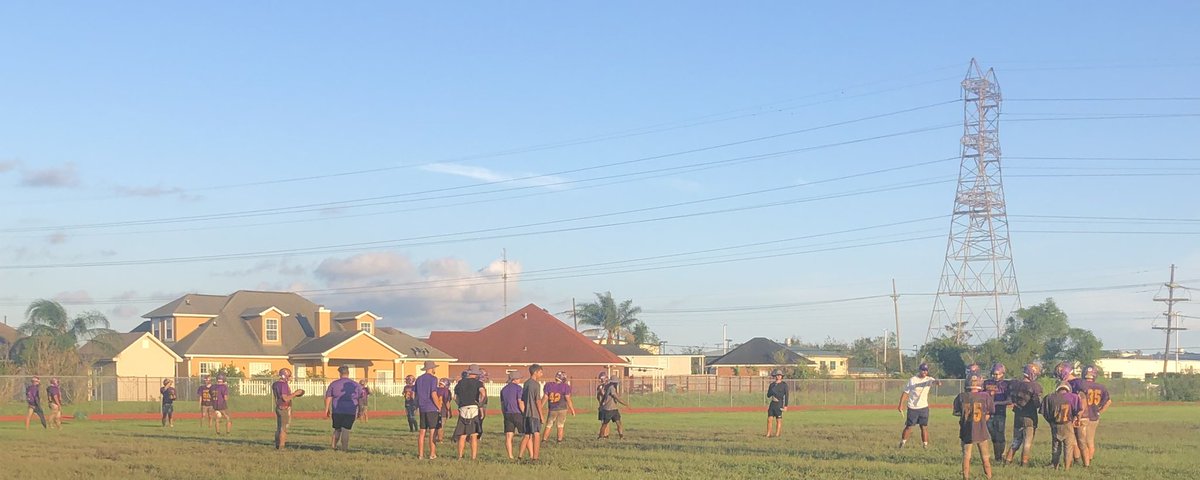 sheenasmith_24's tweet photo. So happy @JEHSofficial was able to help our bayou neighbors @FMHSGatorFB get back on the field. https://t.co/MoMdhjMfaY