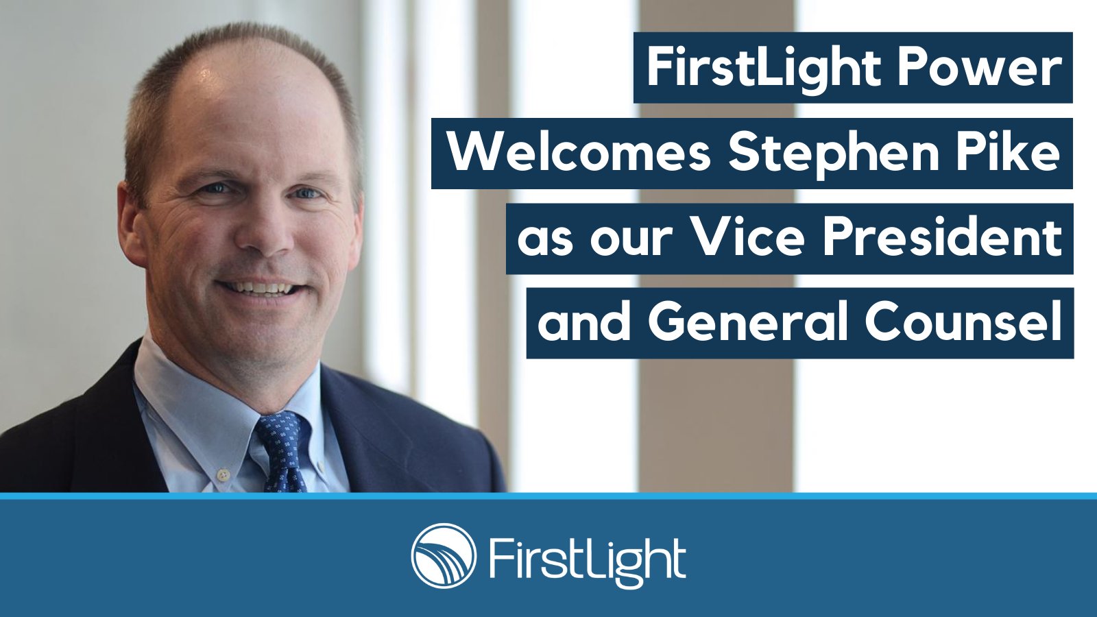 FirstLight Power on Twitter: "We are proud to announce that Stephen