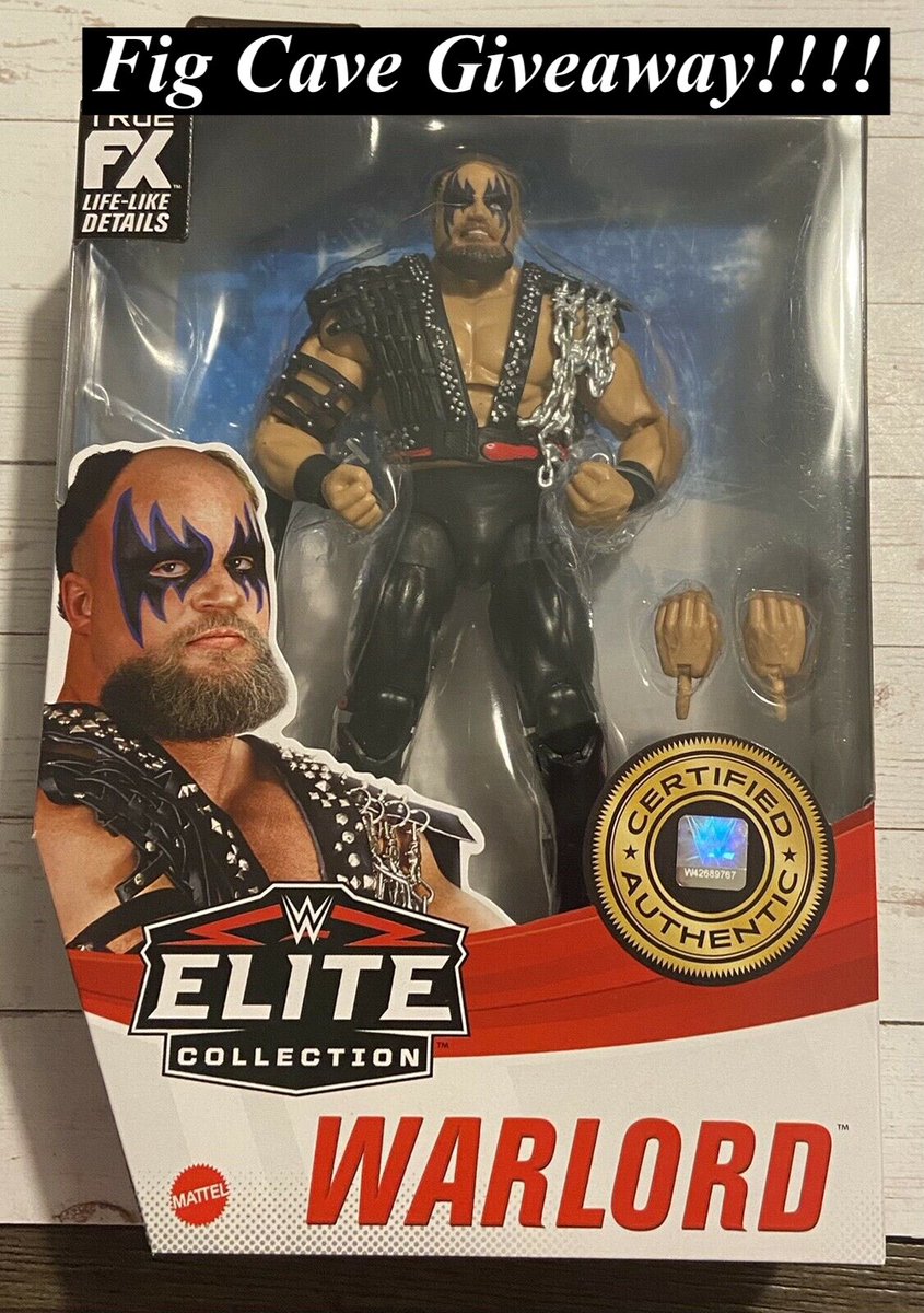 🚨🔥We have a Warlord collector’s edition elite figure to giveaway!! Here’s how to enter!🔥🚨

1.Follow <a href="/CaveFig/">TheFigCavePodcast</a>, @dacallup, and <a href="/runinpodcast/">The Run-In Podcast</a> 
2.Reply to this tweet and tag three friends
3.RT this tweet

Winner will be announced on the October 26th episode of the podcast!