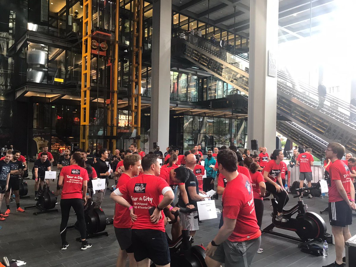 Fantastic to see such a great turnout for the Tour de City challenge today! The event takes place as part of #CityGivingDay in support of the <a href="/LMAppeal/">Lord Mayor's Appeal</a>. Well done to everyone who took part 🚴👍
