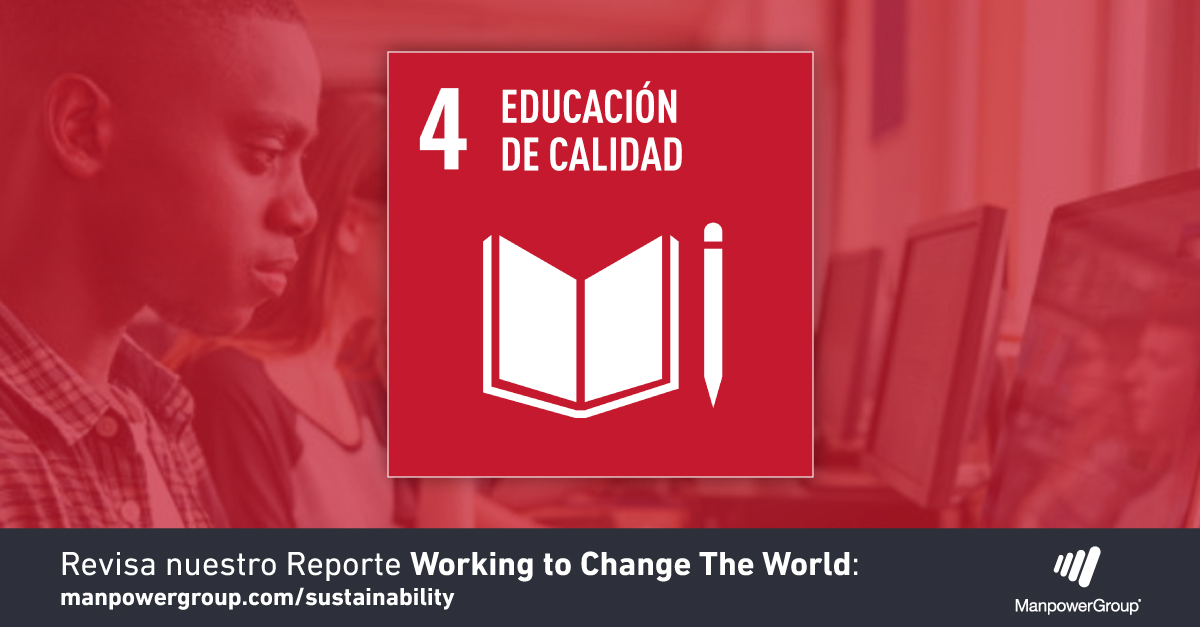 ManpowerGroup Py (@manpowergrouppy) on Twitter photo Educación de calidad + experiencia laboral real = una generación preparada para el futuro con #habilidades sostenibles. Descubrí cómo nos asociamos con <a href="/JAWorldwide/">JA Worldwide</a> para preparar la Generación Z #GenZ para el #futurodeltrabajo: bit.ly/3zmJP4E
#GlobalGoals #ODS #ONU Educación de calidad + experiencia laboral real = una generación preparada para el futuro con #habilidades sostenibles. Descubrí cómo nos asociamos con <a href="/JAWorldwide/">JA Worldwide</a> para preparar la Generación Z #GenZ para el #futurodeltrabajo: bit.ly/3zmJP4E
#GlobalGoals #ODS #ONU