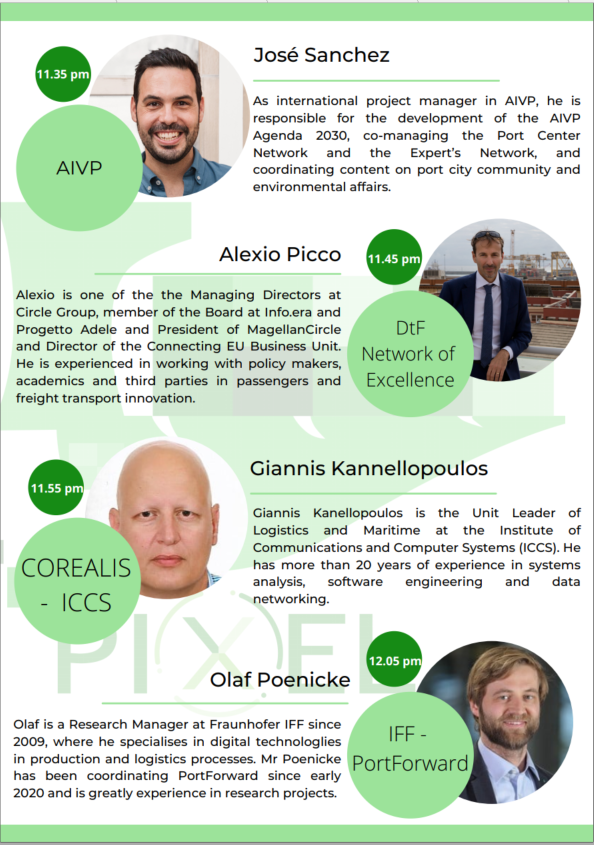 👀Check the program of the #ClosureEvent of <a href="/PortsPixel/">PIXEL-ports</a>🍃  for next Tuesday! 📅 Brilliant #keynote speakers📢 and plenty of technical #demonstrations ! ⚙️ Register here: forms.gle/7mqhebQJQLcVLn…