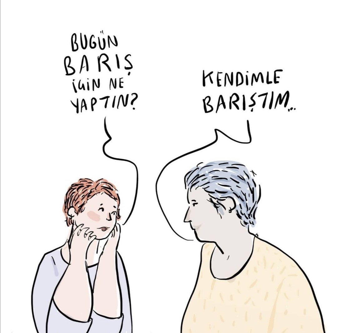 Bugün DÜNYA BARIŞ GÜNÜ! 🕊️

Her 21 eylülde BM Merkezi'nde "Barış Çanı" çalınıyor. Kendi evinizde, sokağınızda, sınıfınızda o hayali çana dokunmak için harika bir hatırlatma 🔔🔔

İllüstrasyon: Aslı Alpar (<a href="/aslialpar/">aslıalpar</a>)