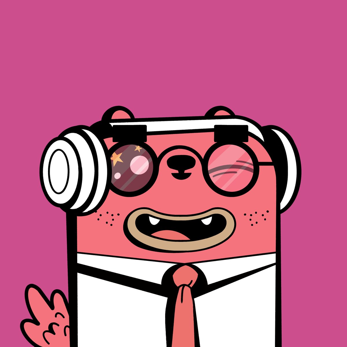 We're working hard. Like this one with his tie. 
What do you think of his style?

🔴🟠🟡🟢🔵🟣

#nftcollector #nft #nftart #NFTartist #NFTartists #opensea #openseanfts #crypto #Ethereum