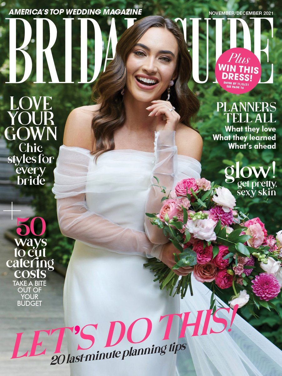 bridalguidemag's tweet image. Our November/December issue hits newsstands today! Get a sneak peek at what's inside: ow.ly/1Ucn50GdKYP