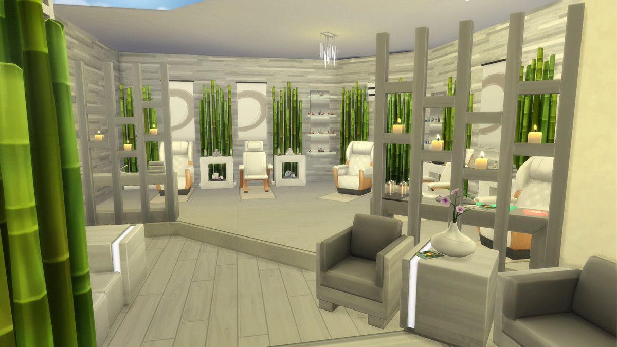 TheSheWolf23's tweet photo. Some pics of inside my spa build that I forgot to tweet @TheSims #TheSims4 #spa #spabuild #ShowUsYourBuilds #Sims4 #TheSims https://t.co/H99X9NCNqN
