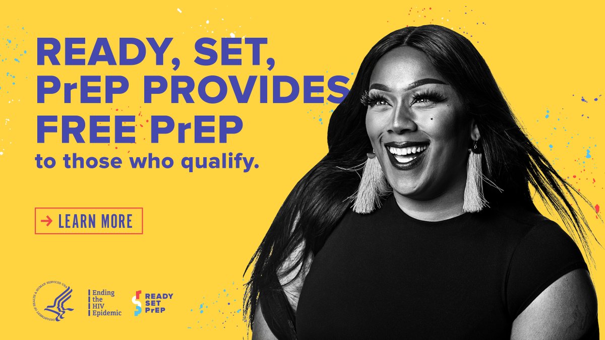 #PrEP is HIV prevention medicine that stops #HIV from taking hold in the body. The #ReadySetPrEP programs provides FREE PrEP medications to qualified individuals. 

See if you qualify: ReadySetPrEP.HIV.gov