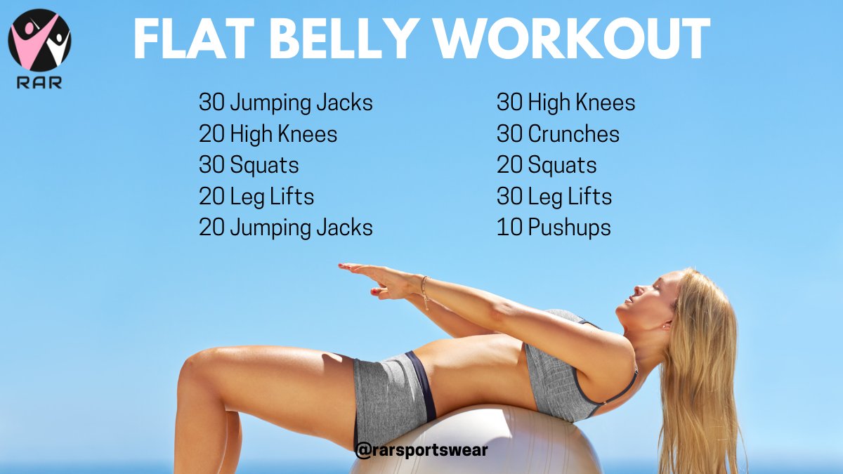 FLAT BELLY WORKOUT
"RAR Sportswear is here for you at every step of your fitness journey. Helping you stay motivated for your fitness goals today, and tomorrow!

Shop all our looks so you can look good while you feel good!
rarsportswear.com